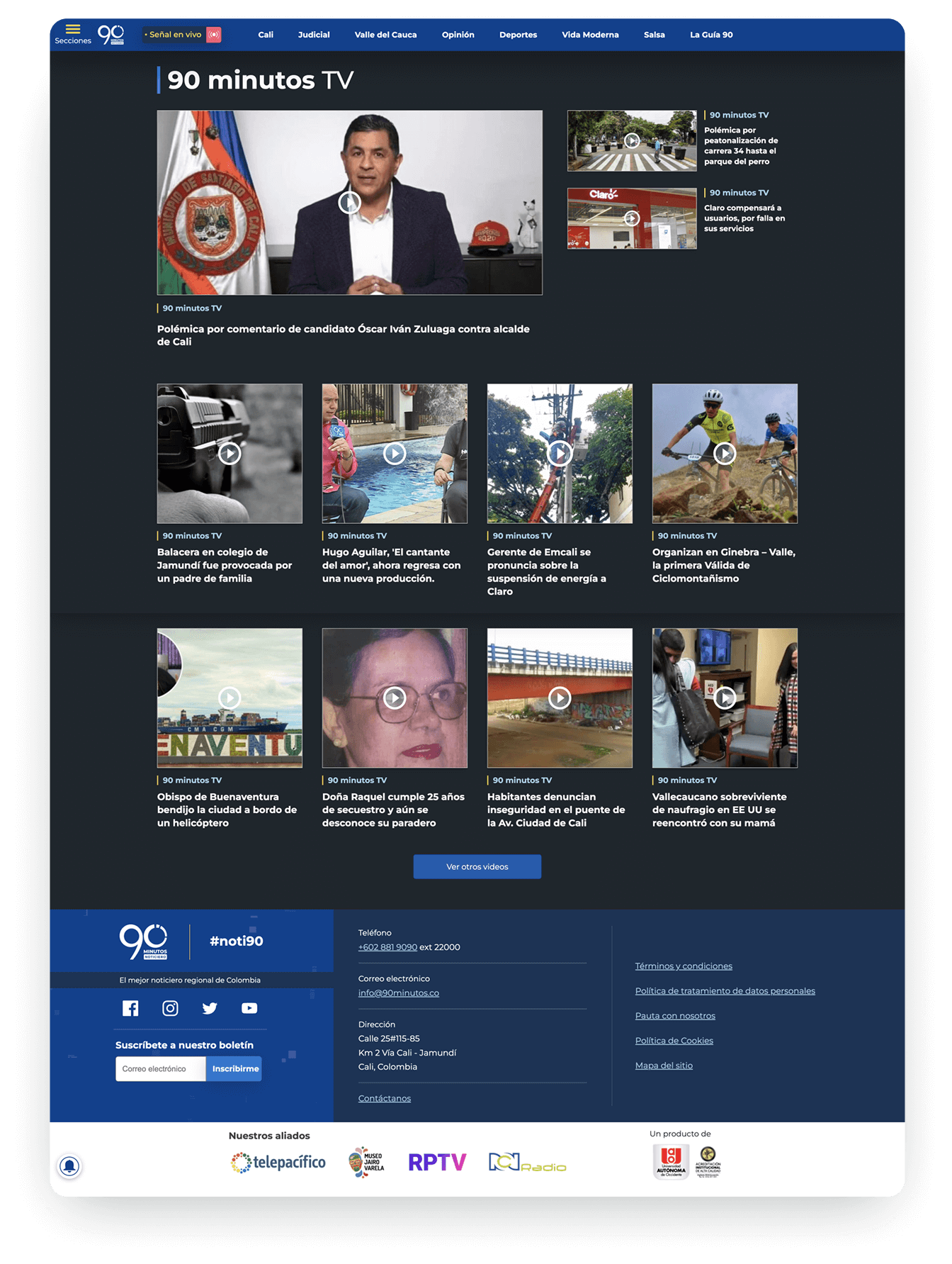 Imagenes del proyecto 90 Minutos